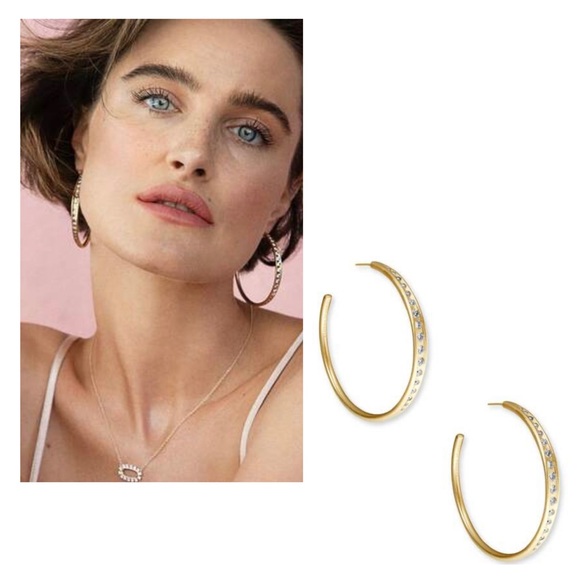 Kendra Scott Jewelry - Kendra Scott “Selena” Hoop Earrings • “Vintage Gold”